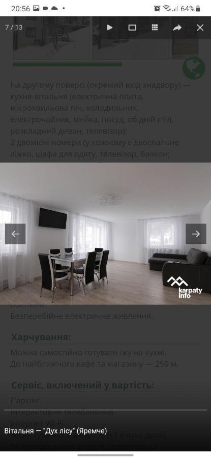 Дух Лісу Villa Yaremche Exterior photo
